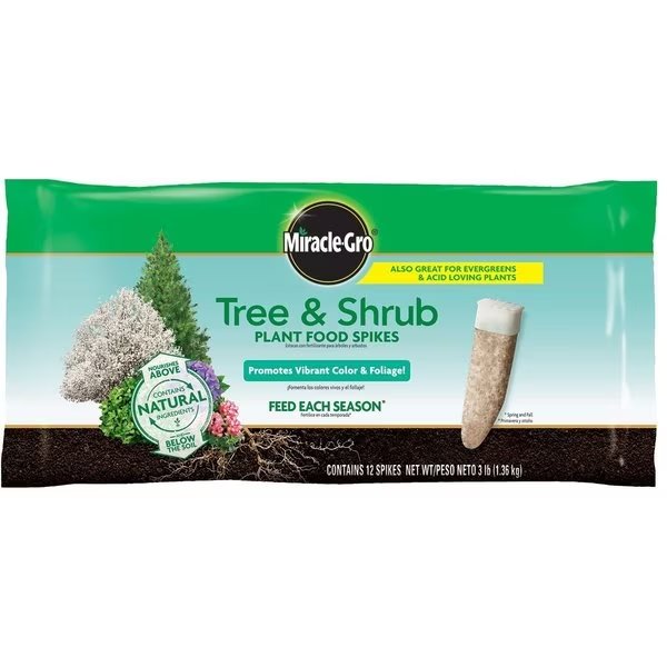 Tree & Shrub Fertilizer Spikes - 12 Pk, Miracle-Gro, Mfr#: 4851012